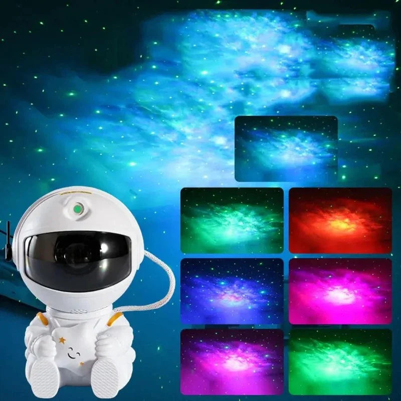 Barn Astronaut LED-projektorlampa Stjärnprojektion 5