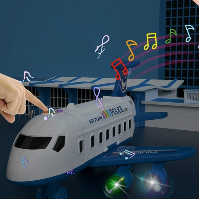 Barnens 3-i-1 Flygplansspelset med Polis, Bygg och Brandkår 5