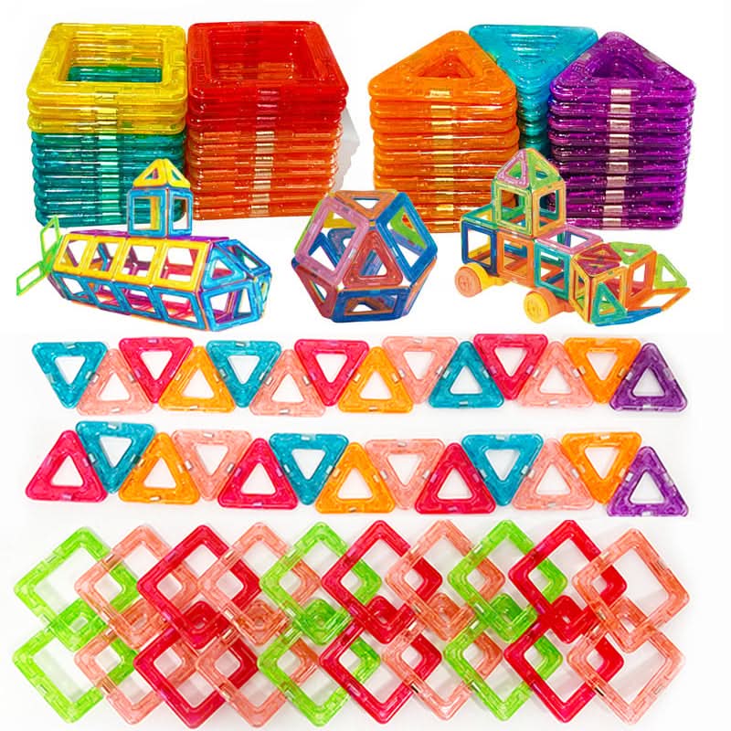 Barnens Byggset Magnetiska Klossar 4