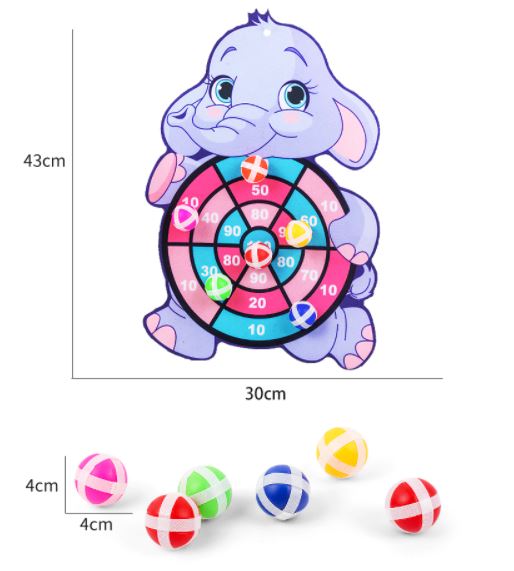 Barnens Darttavla Kreativ och Rolig för Inomhus och Utomhusspel 1