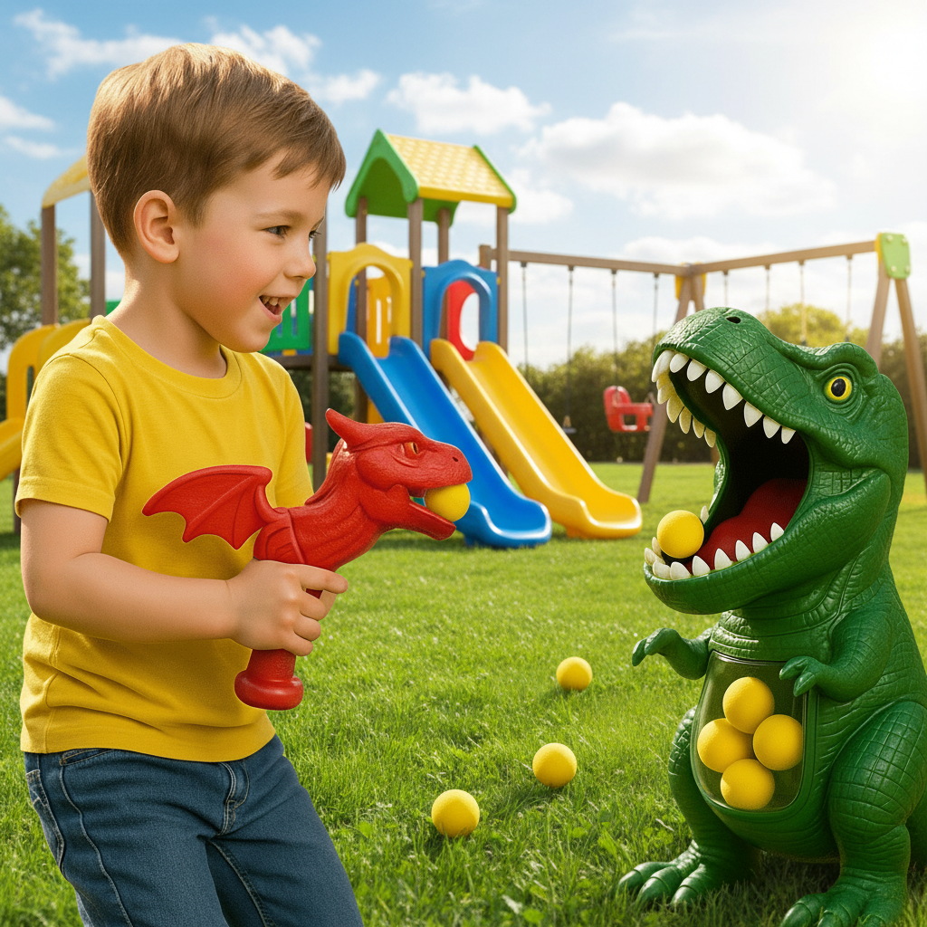 Barnens Dinosaurie Skjutspel Interaktivt 4