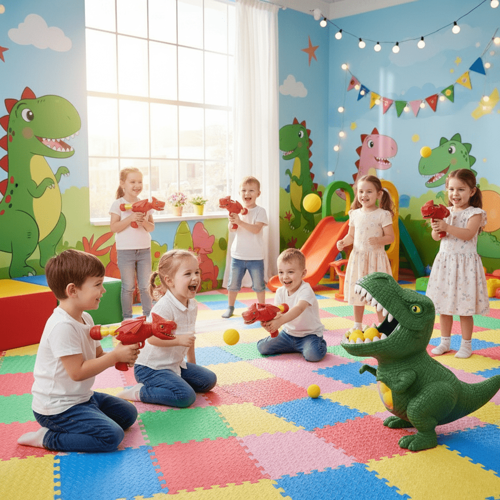 Barnens Dinosaurieskjutspel DINOPOP BLASTER 1