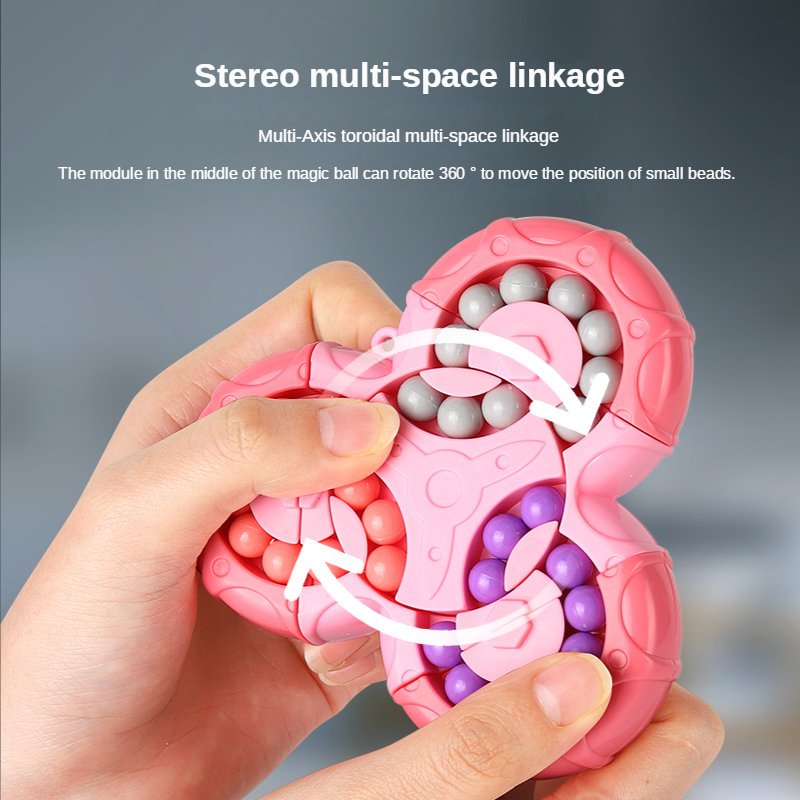 Barnens Fidget Spinner och Rubiks Kub Kombinerad Lek 2