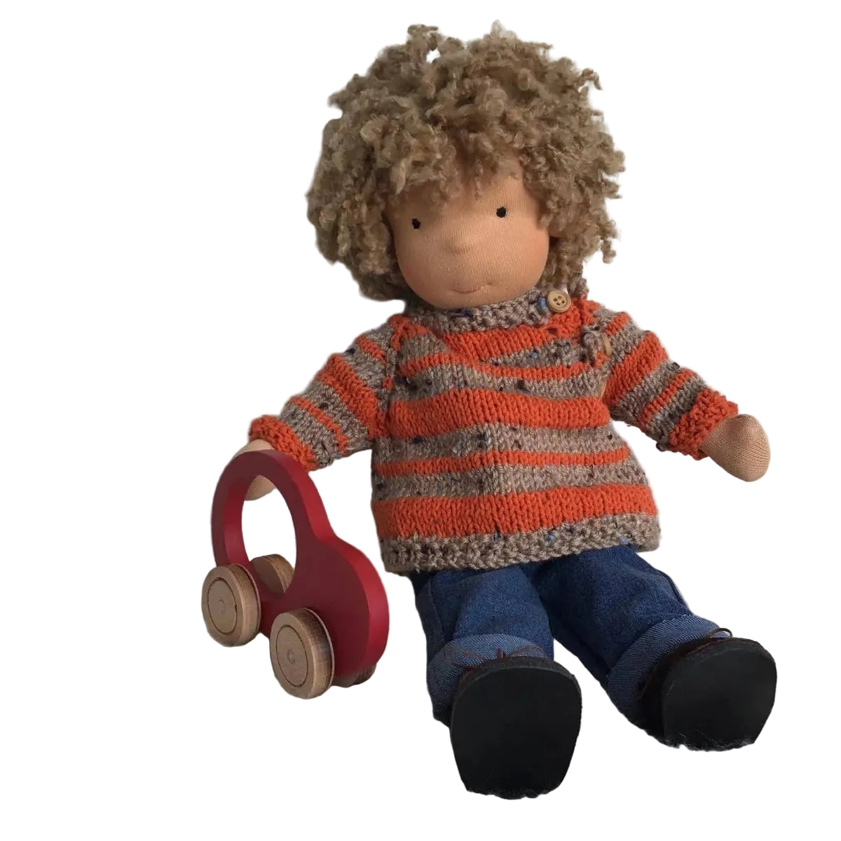 Barnens Handgjorda Waldorfdocka Mjuk och Mysig 0