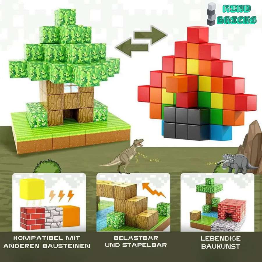 Barnens Magnetiska Byggklossar Set för Kreativ Lek och Lärande 3