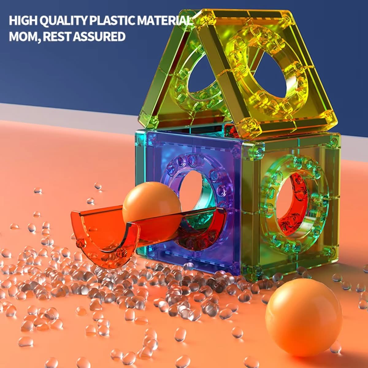 Barnens Magnetiska Byggstenar för Kreativ Lek 2