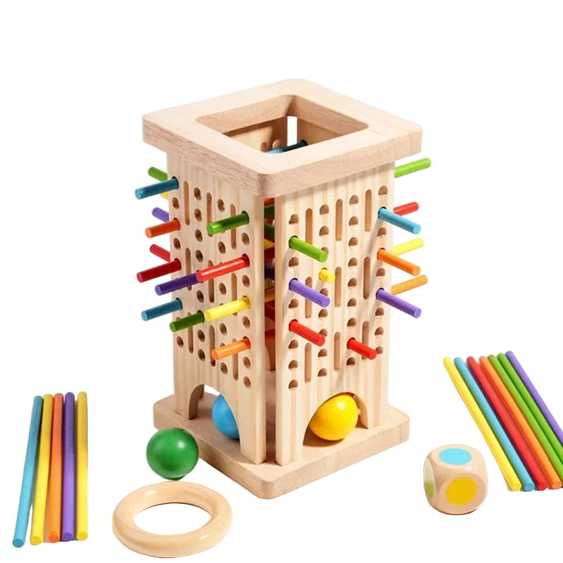 Barnens Montessori Leksak Räknestavar för Kognitiv Utveckling 7