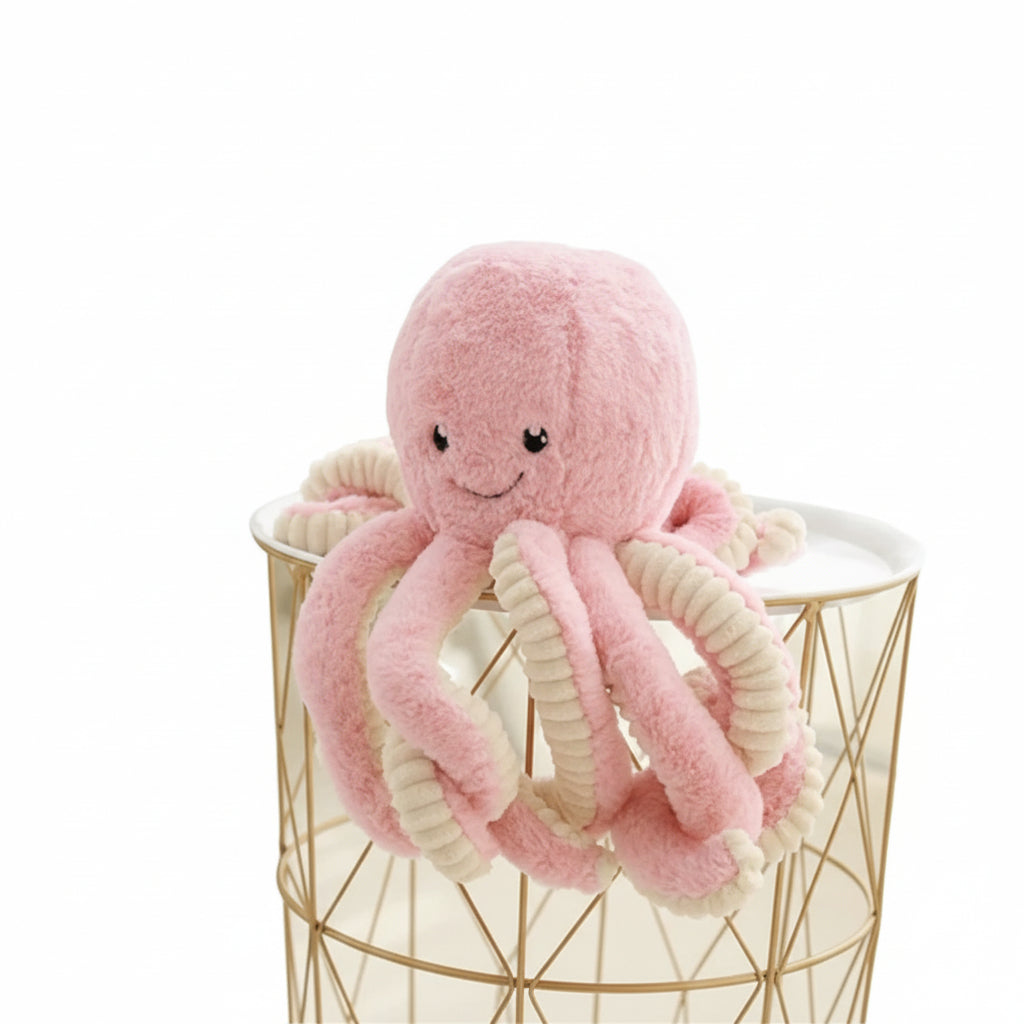 Barnens Plyschbläckfisk Mjuk och Gosig Kramvän 1