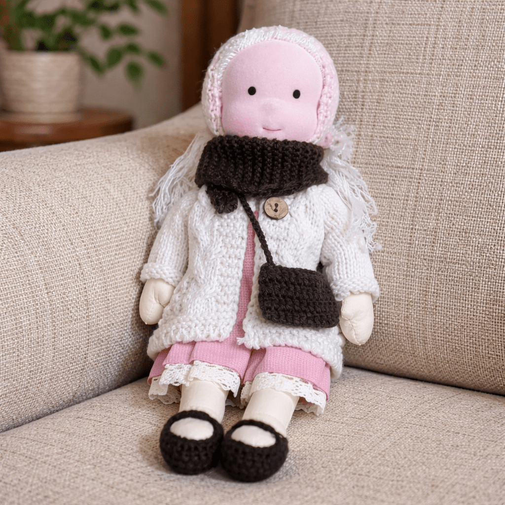 Barnens Waldorfdocka Handgjord För Kreativ Lek 23