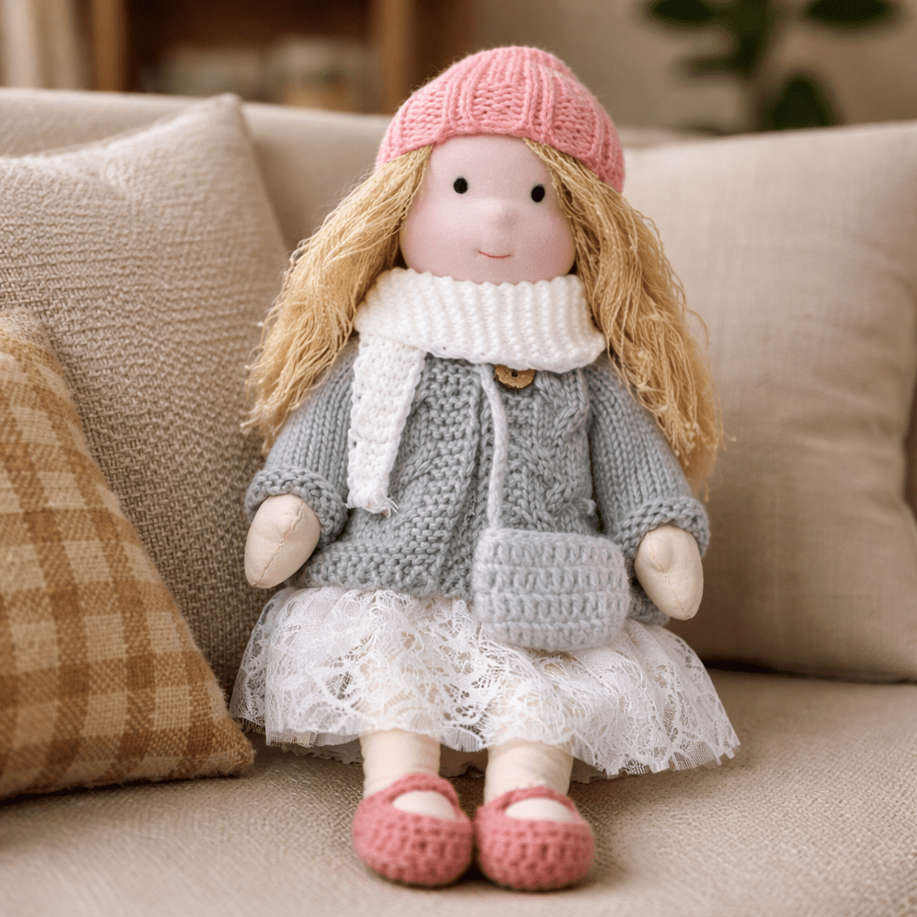 Barnens Waldorfdocka Handgjord För Kreativ Lek 24