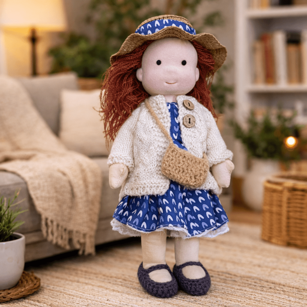 Barnens Waldorfdocka Handgjord För Kreativ Lek 26