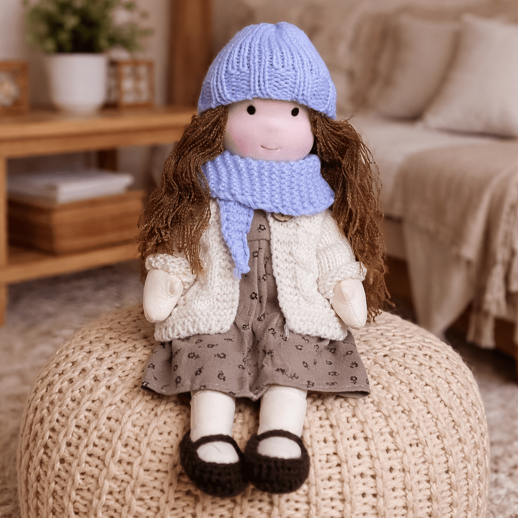 Barnens Waldorfdocka Handgjord För Kreativ Lek 3