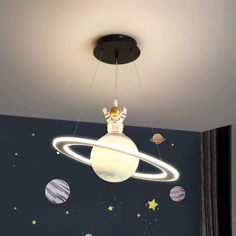 Barnlampa LED Hänglampa Planetmotiv för Barnrum - Intergalaktisk Design 6