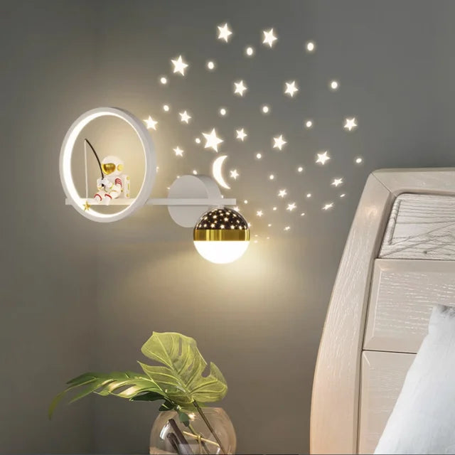 Barnlampa Vägglampa Modern Design för Barnrum Mjuk Belysning 0