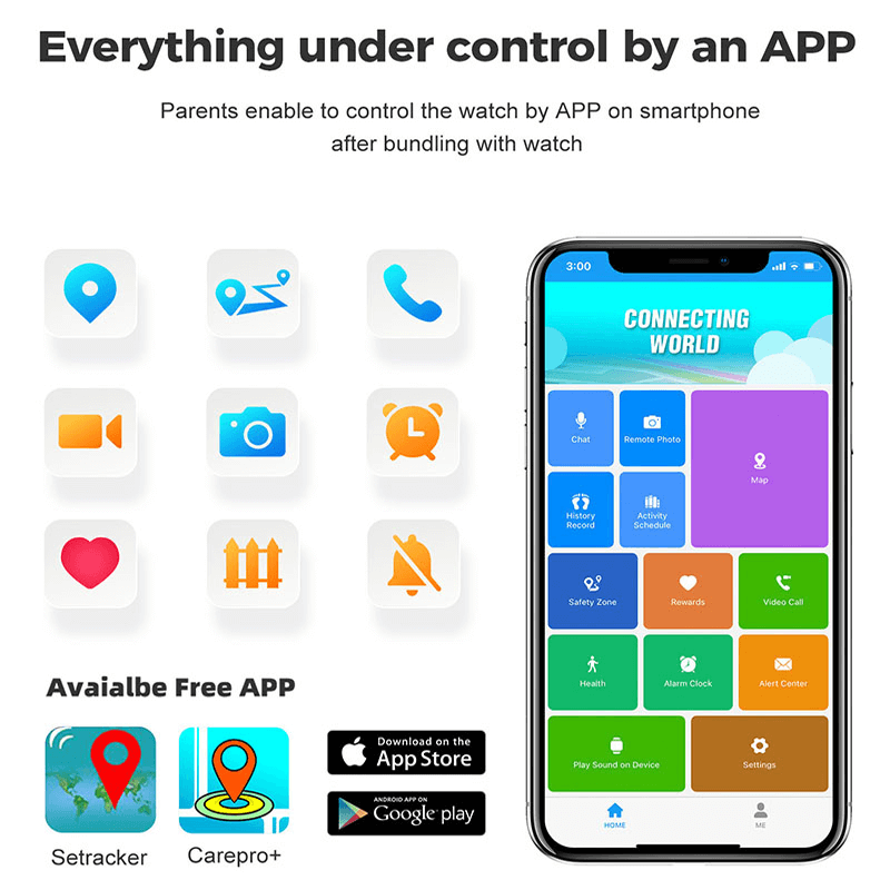 Barns 4G GPS-klocka med Videosamtal 7
