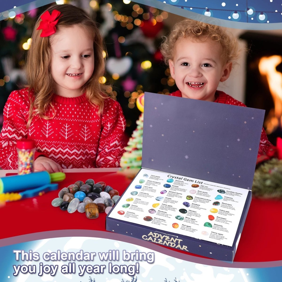 Barns Adventskalender för Utgrävning av Ädelstenar 1