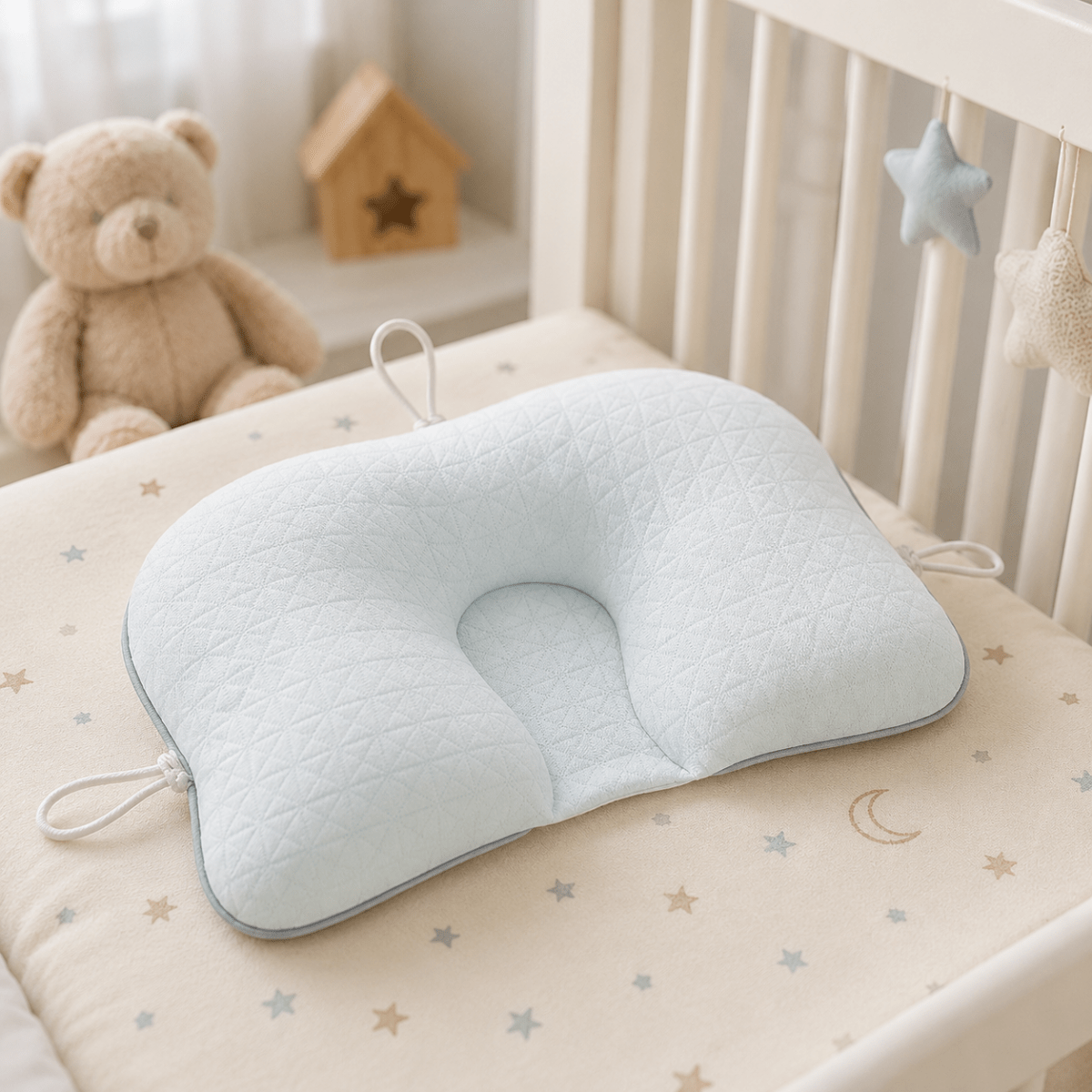 Barns Babykudde Genomtänkt Design för Bekväm Liggposition 0