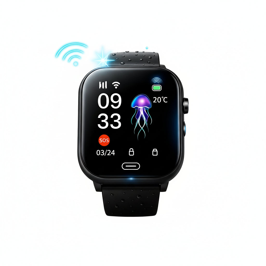 Barns GPS Klocka med Kamera och Vattentålig Design 0