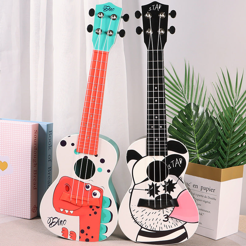 Barns Mini Ukulele med Dinosaurietema Lekfull Design 0