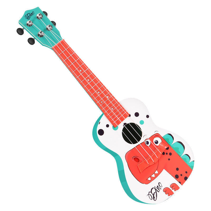 Barns Mini Ukulele med Dinosaurietema Lekfull Design 4