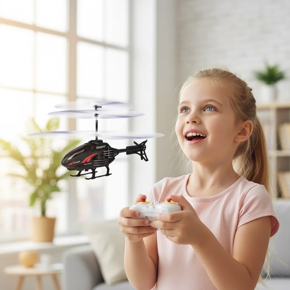 Barns Minihelikopter Uppladdningsbar För Inomhusflygning 7