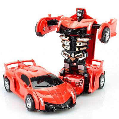 Barns Racing Robotbil med Transformationsfunktion 11