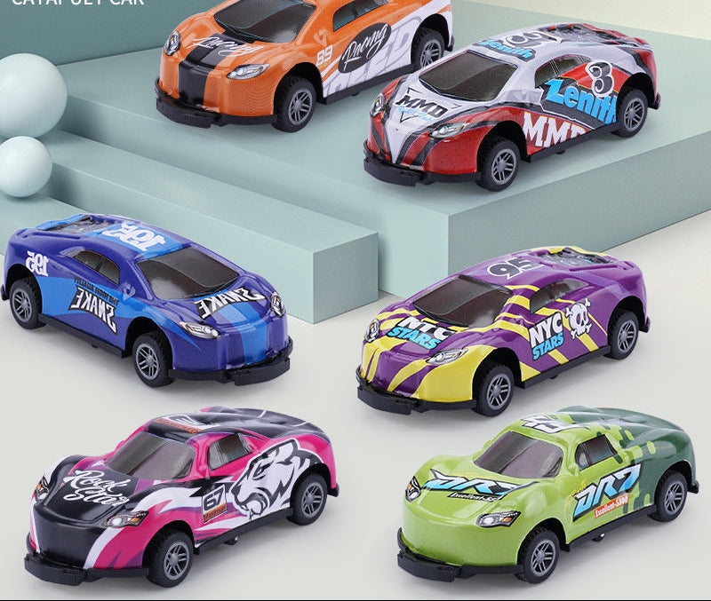 Barns Racingbilset med 8 Miniatyrbilar 2