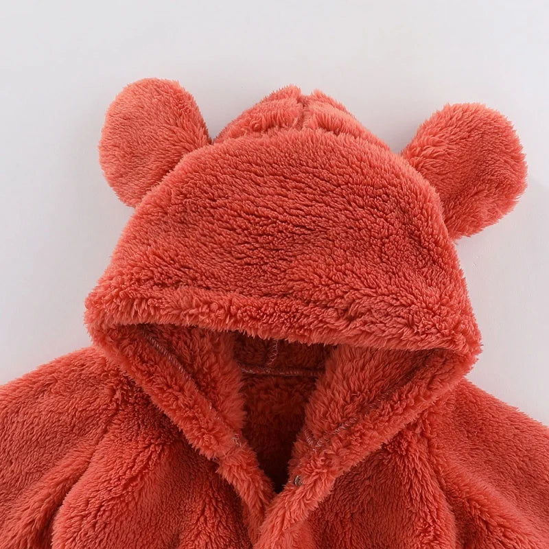 Barns Teddy Jumpsuit med Öron 2