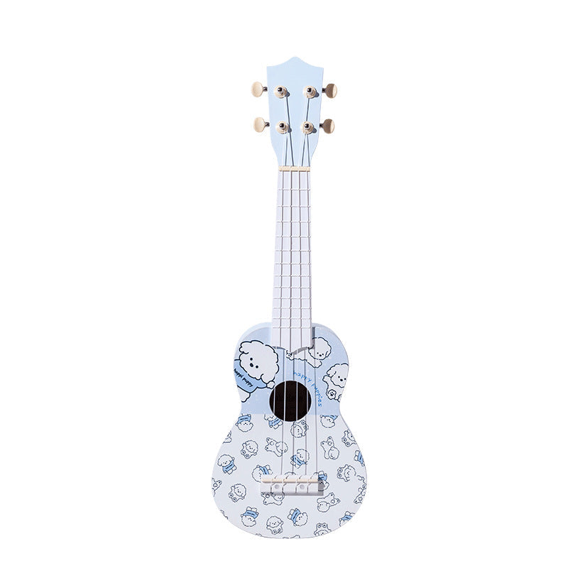 Barns Ukulele Lekfull Design Tecknat Motiv 4