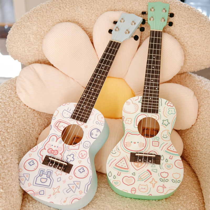 Barns Ukulele Pedagogisk Modell Lättspelad Design 5