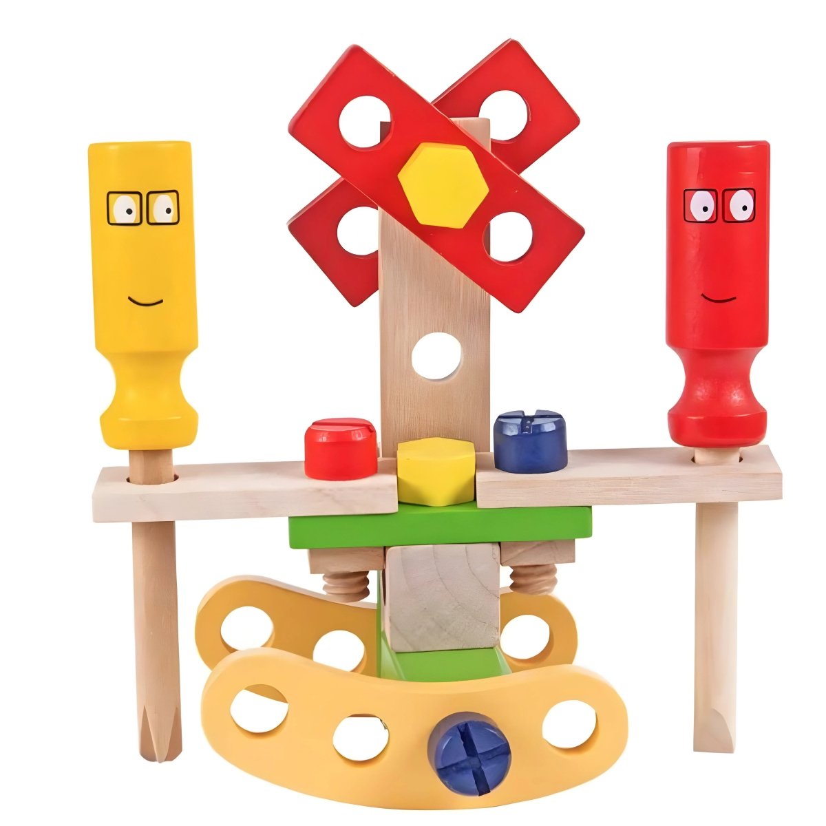 Barns Verktygsväska i Trä för Bygglek 5