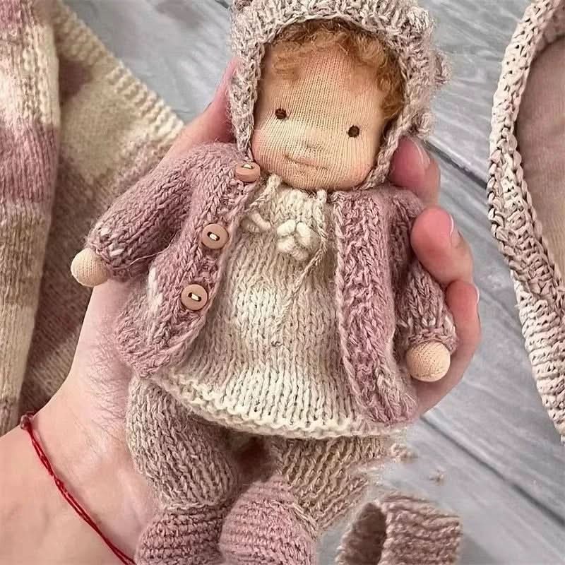Barns Waldorfdocka Med Tillbehör För Kreativ Lek 5