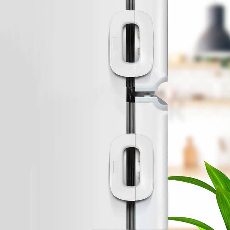 Barnsäker Kylskåpsdörr Lås Stilren Design 6