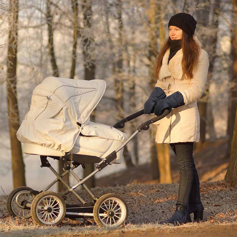 Barnvagnshandskar för Vinterpromenader 1