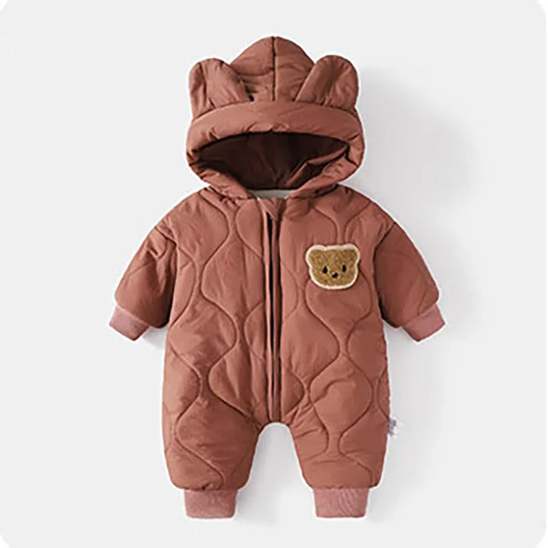 Bebis Vinteroverall med Björnmotiv 7