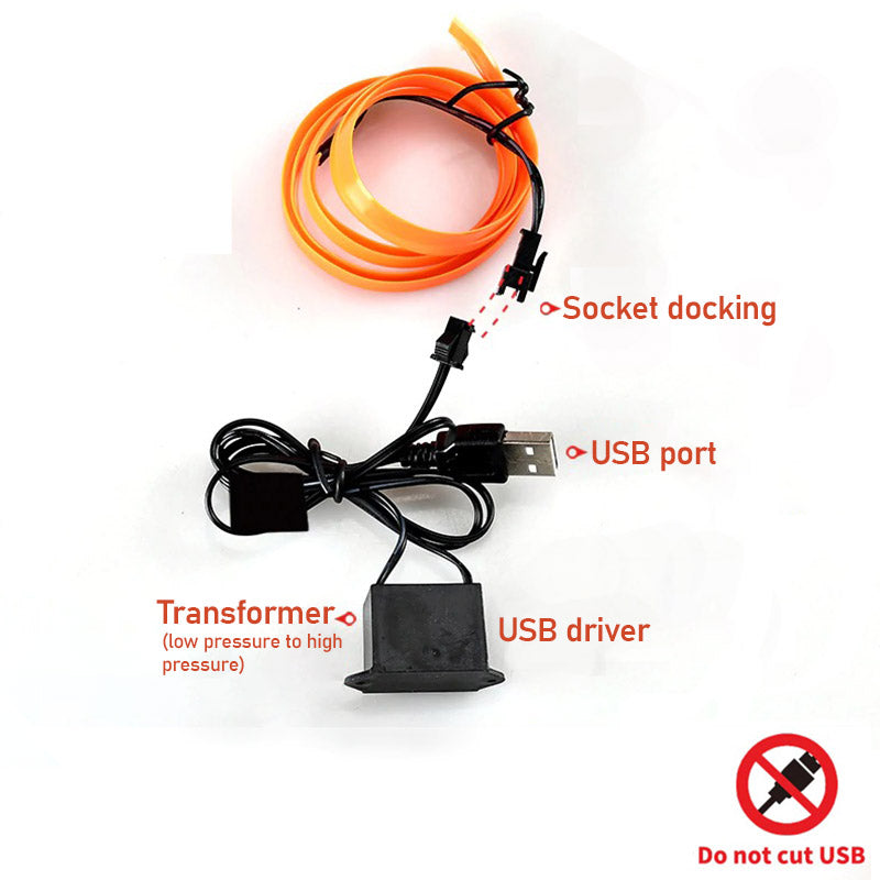 Belysningskit för Bil Neon Ljus 7