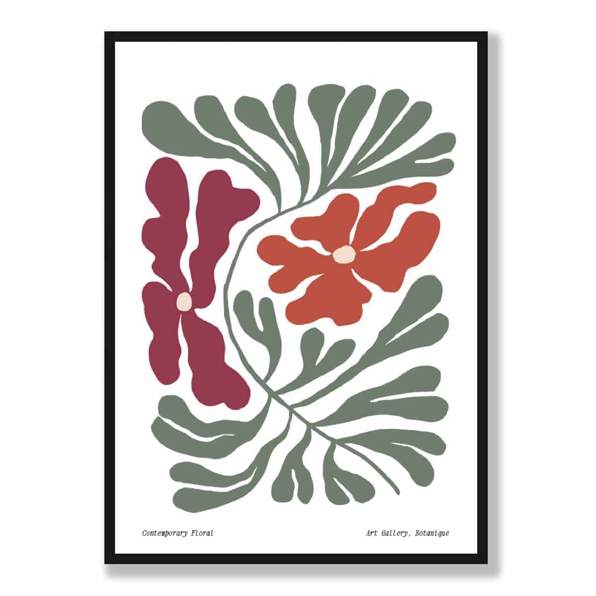 Boho Blommig Affisch för Väggdekoration 5