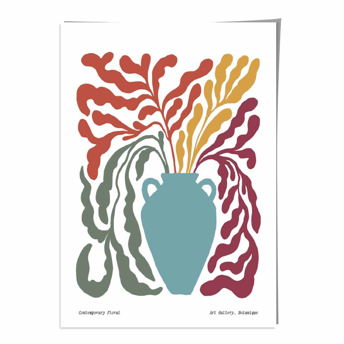 Boho Blommotiv Poster för Väggdekoration 0