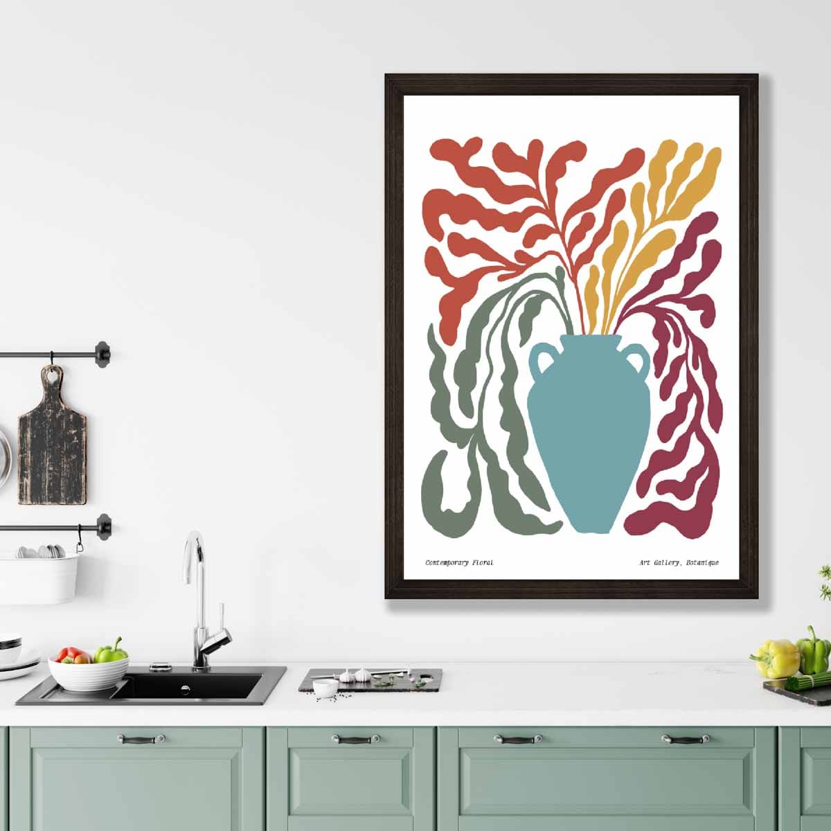 Boho Blommotiv Poster för Väggdekoration 3