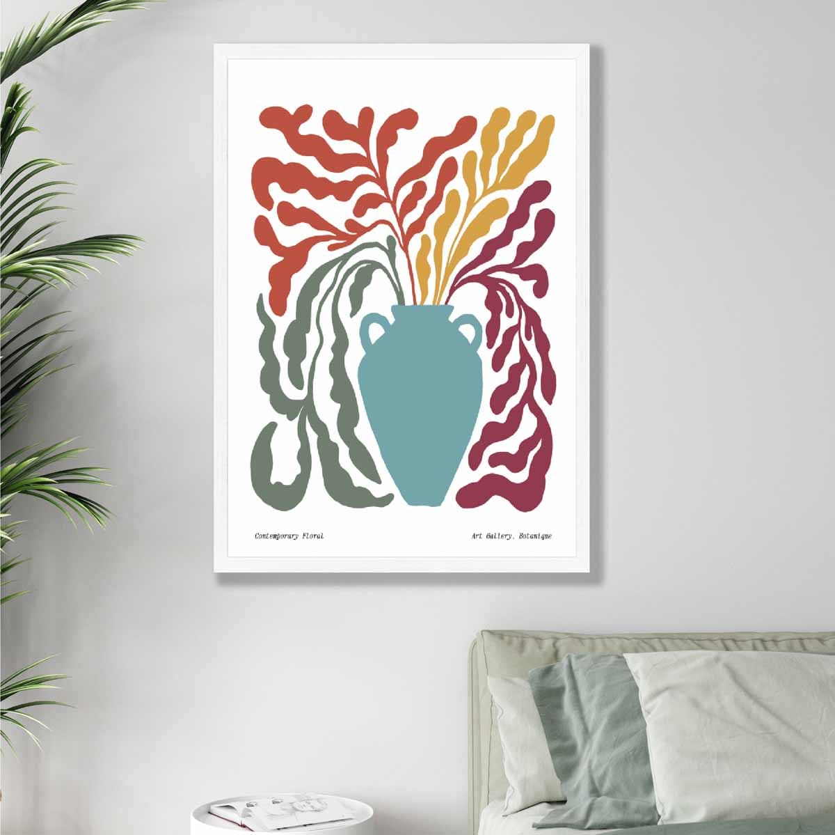 Boho Blommotiv Poster för Väggdekoration 4