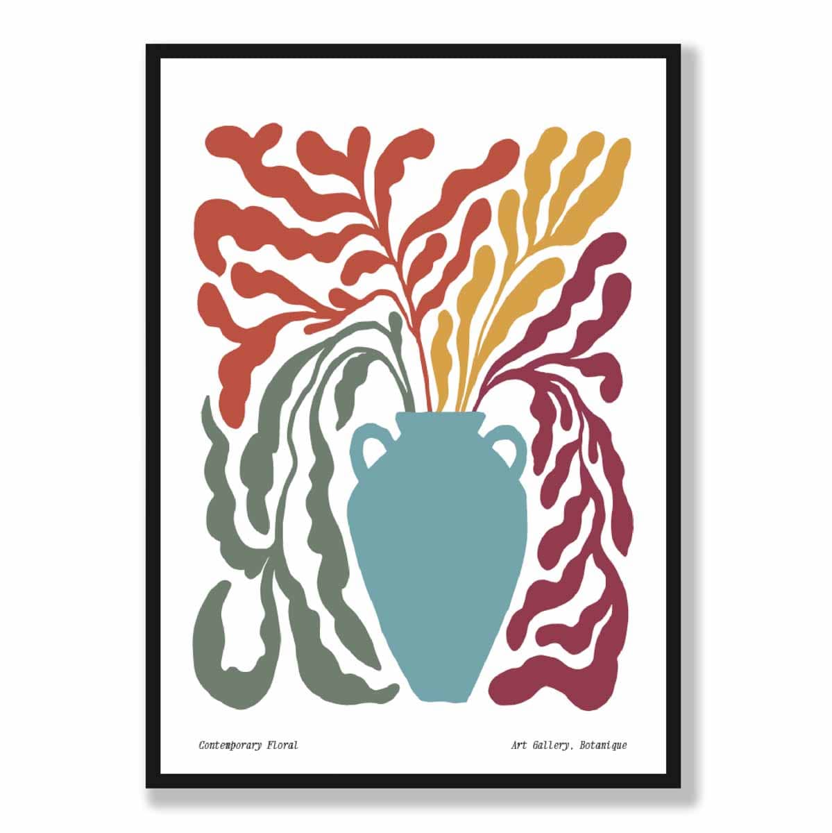 Boho Blommotiv Poster för Väggdekoration 5