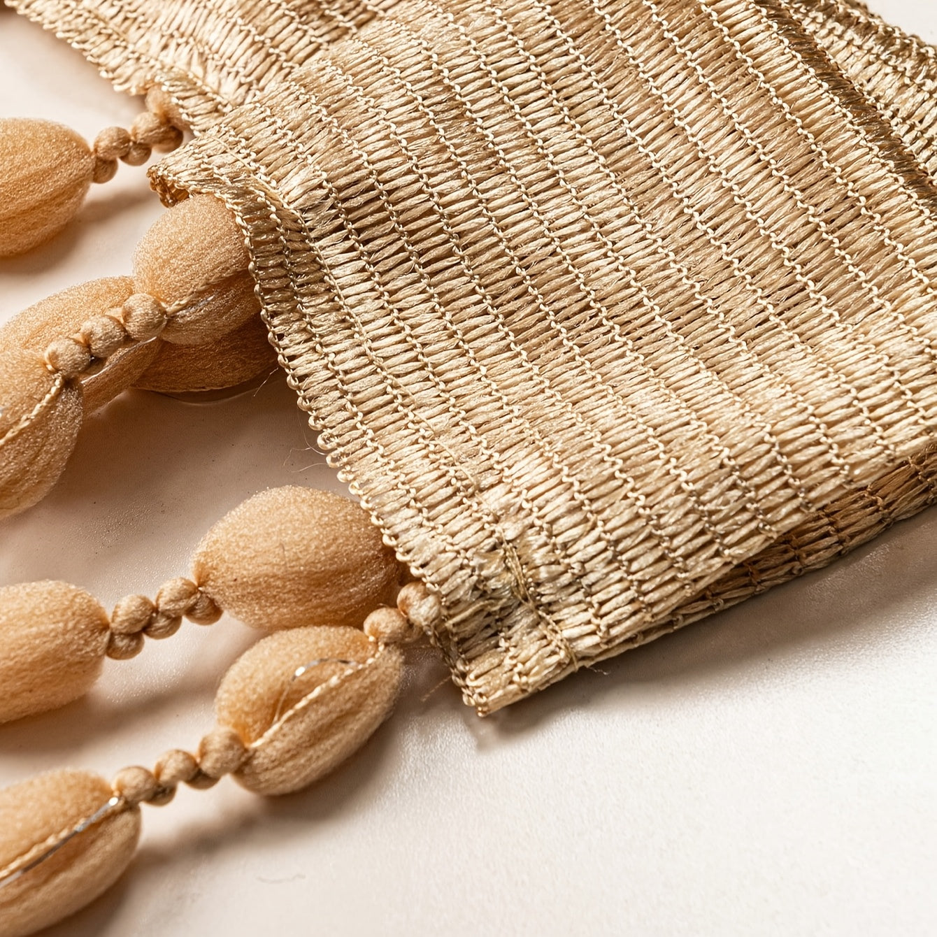 Boho Dörrgardin med Pärlor - Hängande Rumsavdelare 4