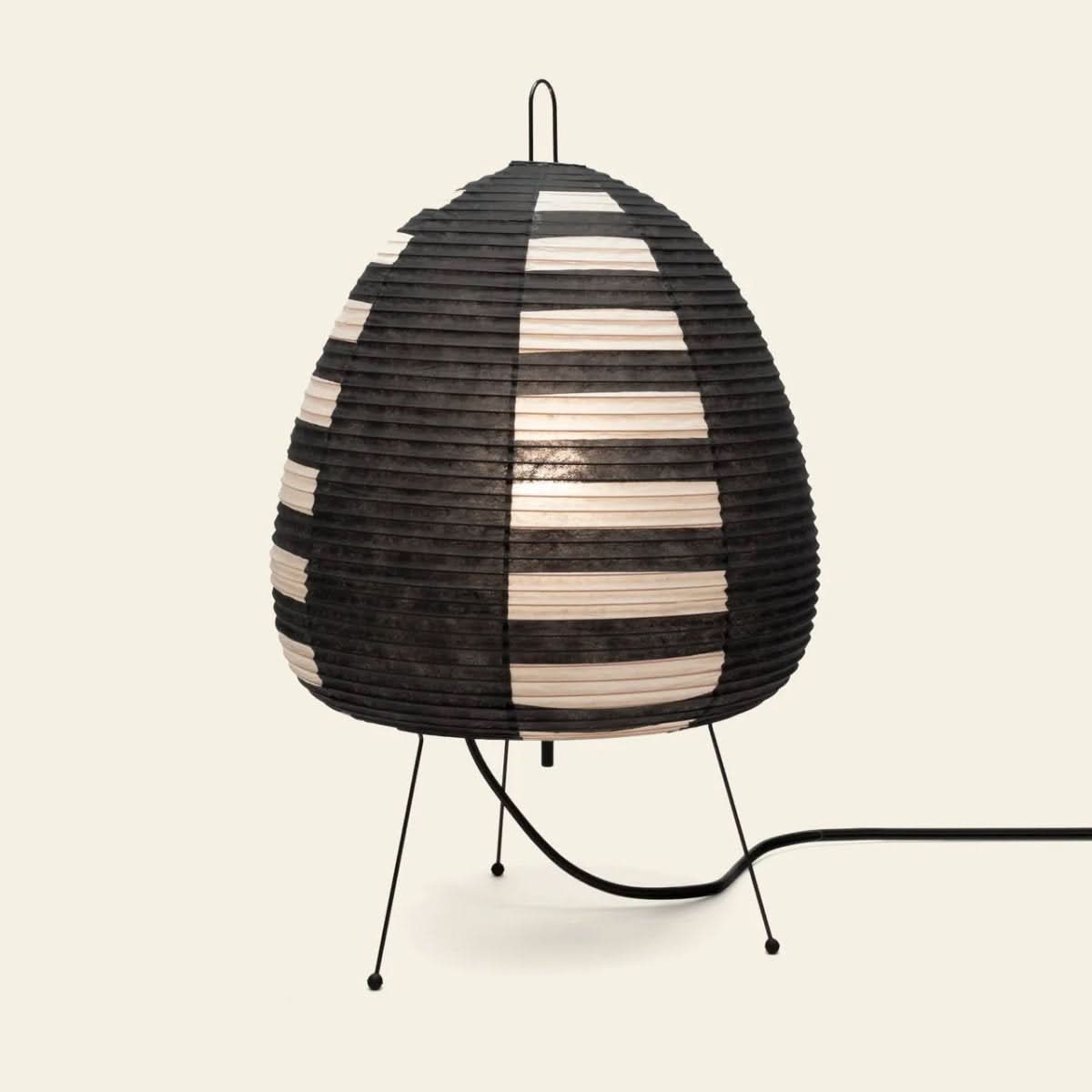 Bordslampa Japansk Design med Rispapperskärm för Mysig Atmosfär 12