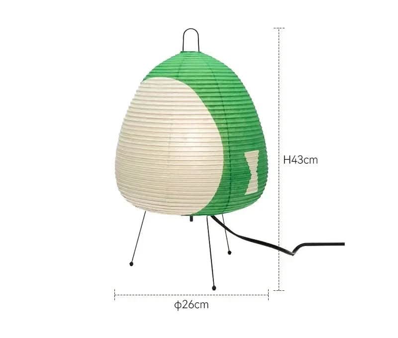 Bordslampa Japansk Design med Rispapperskärm för Mysig Atmosfär 8