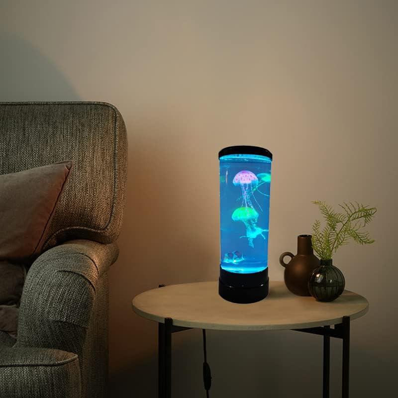 Bordslampa Med Manet Akvarium Färgskiftande LED Design 0