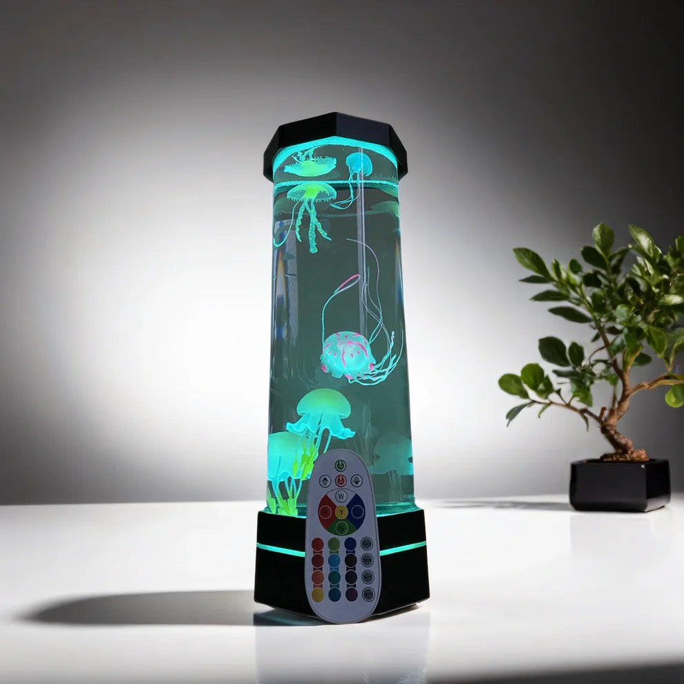 Bordslampa Med Manet Akvarium Färgskiftande LED Design 4
