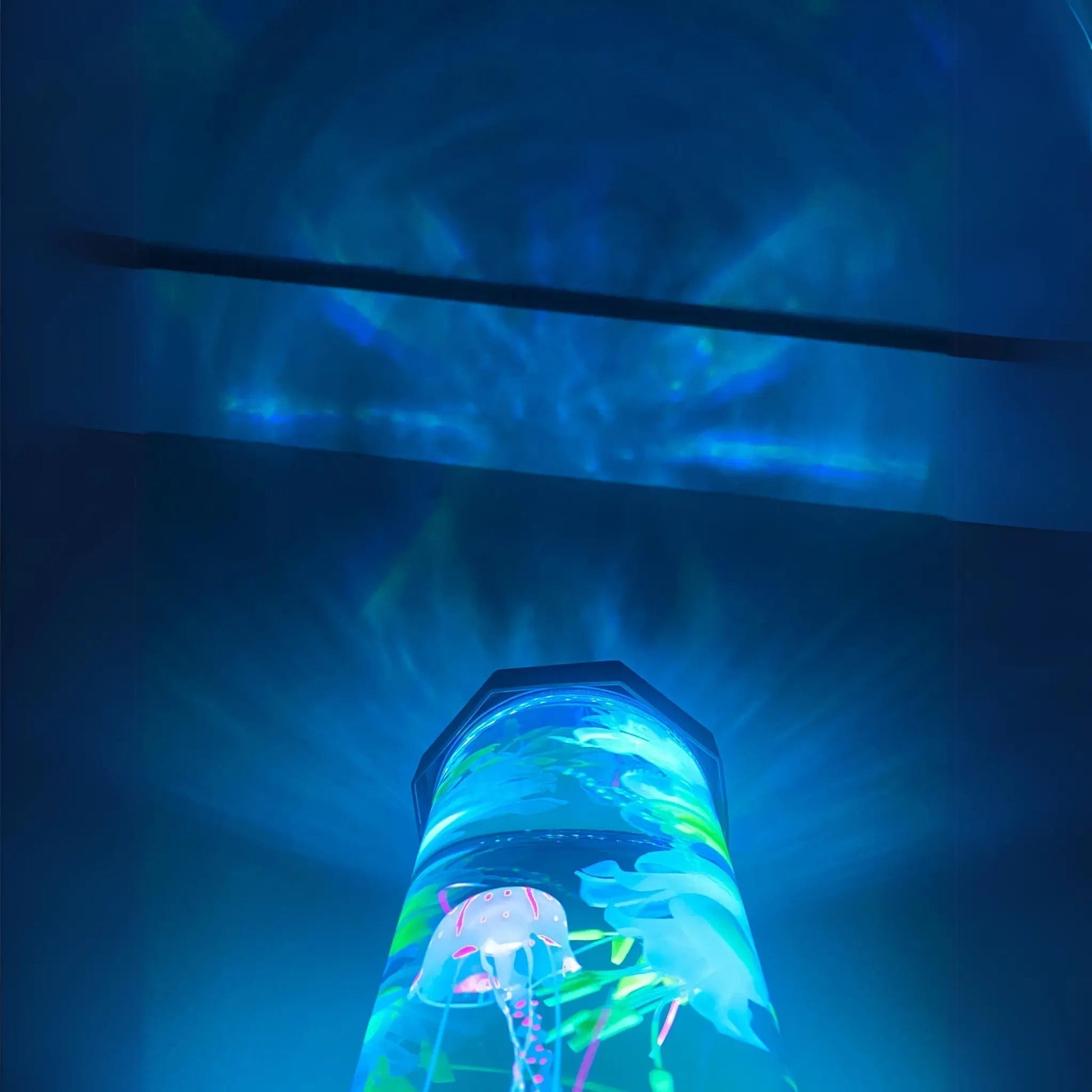 Bordslampa Med Manet Akvarium Färgskiftande LED Design 6