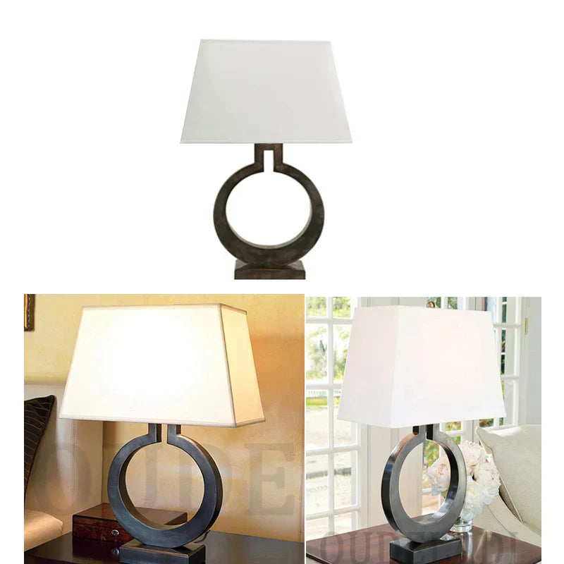 Bordslampa Modern Design Med Gyllene Accenter För Vardagsrum Och Sovrum 3