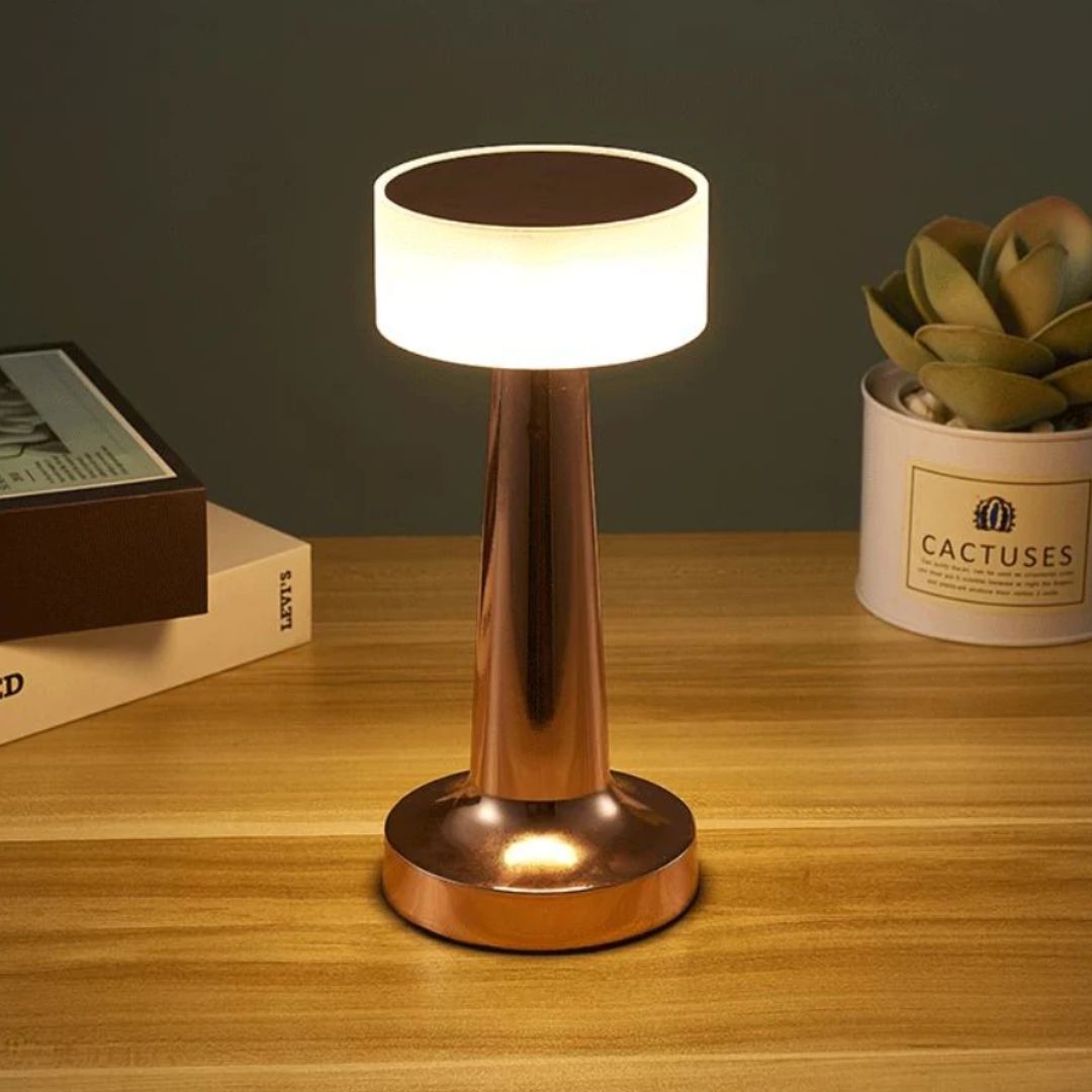 Bordslampa Retro Bar Design Dimbar USB-laddning Tidlös Stämningsbelysning 2