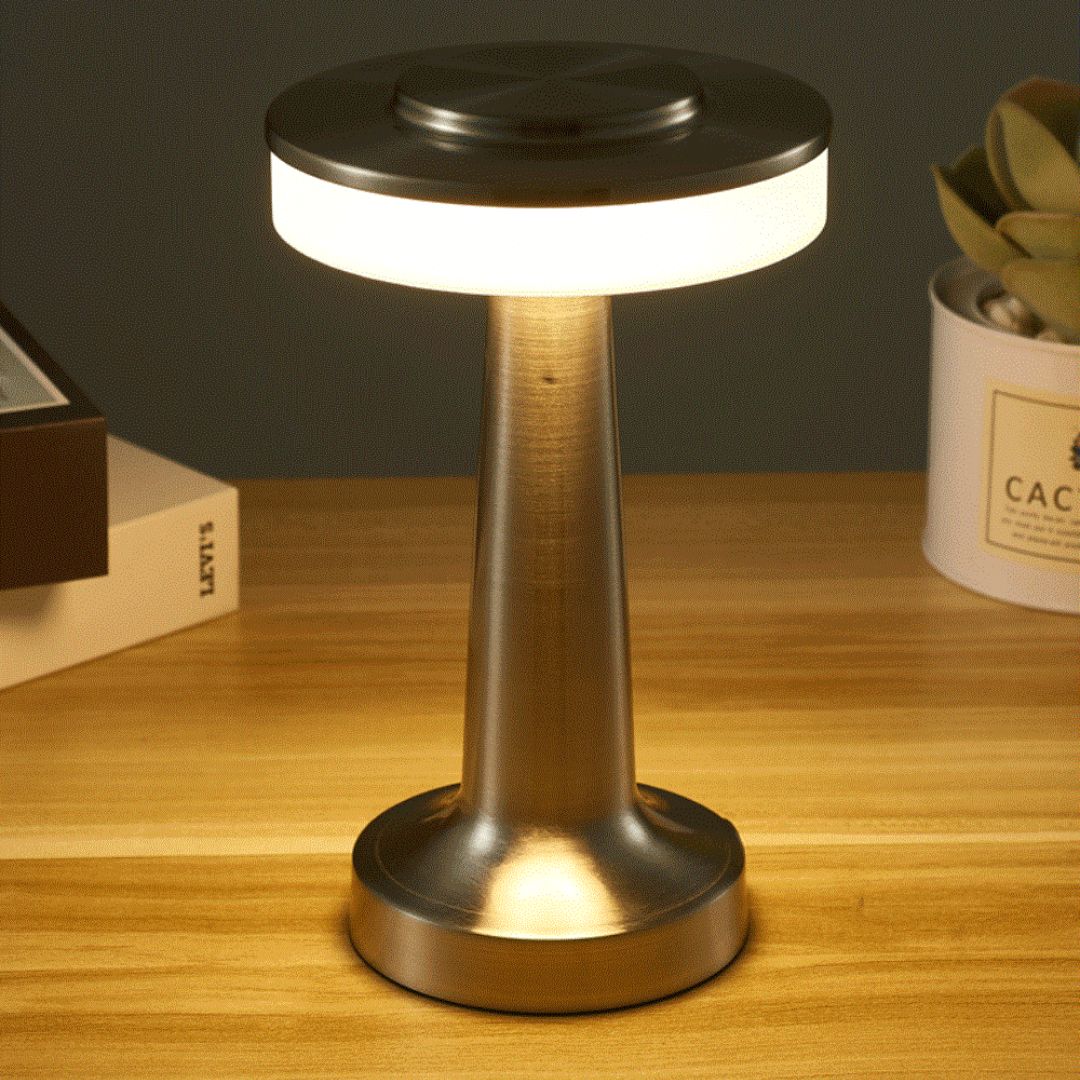 Bordslampa Retro Bar Design Dimbar USB-laddning Tidlös Stämningsbelysning 4